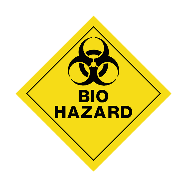 Biohazard Sticker | Safety-Label.co.uk