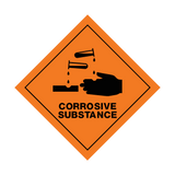 Corrosive Substance Sticker | Safety-Label.co.uk