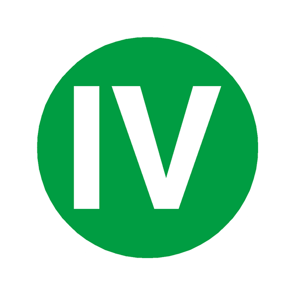 Euro 4 IV Green Truck Sign | Safety-Label.co.uk