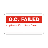 QC Failed Label | Safety-Label.co.uk