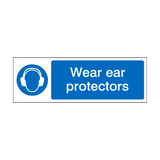 Wear Ear Protectors Label | Safety-Label.co.uk