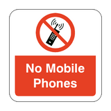 No Mobile Phones Floor Graphics Sticker | Safety-Label.co.uk