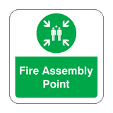 Fire Assembly Point Floor Graphics Sticker | Safety-Label.co.uk
