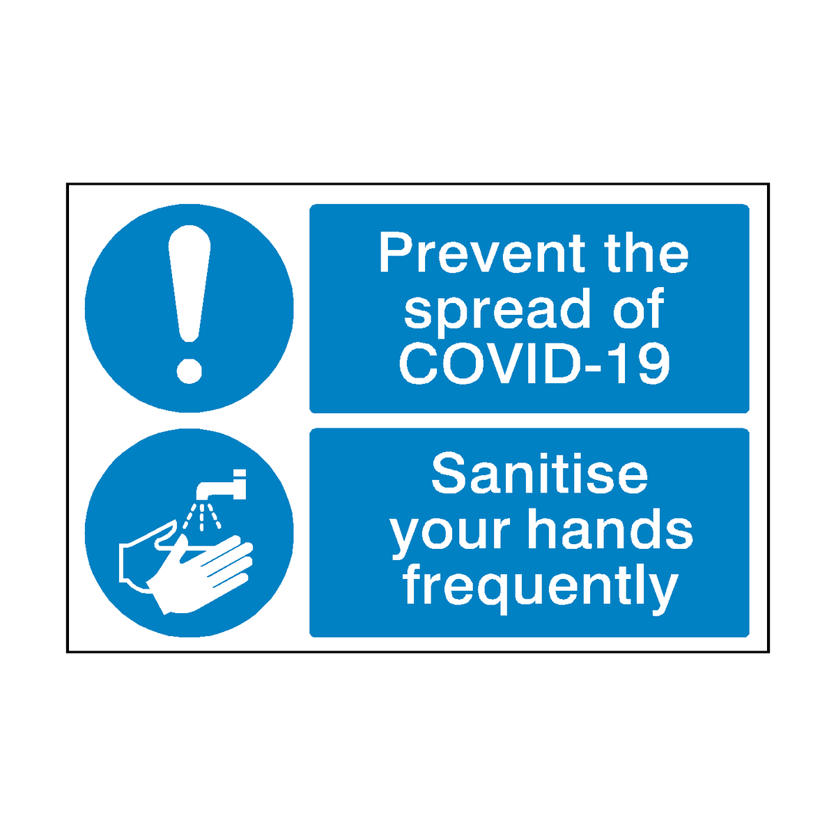 Prevent The Spread Of COVID-19 Sign