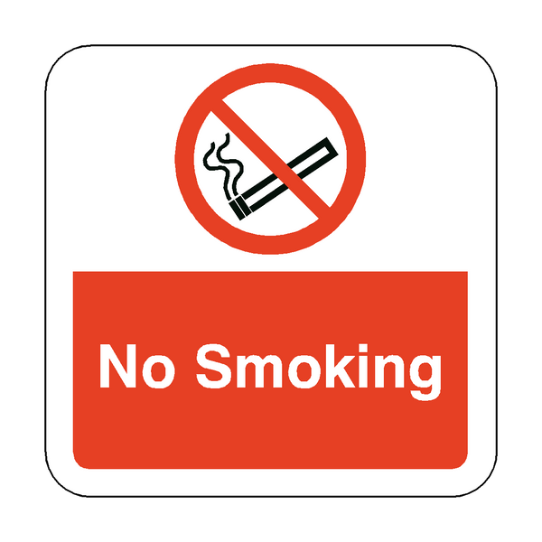 No Smoking Floor Graphics Sticker | Safety-Label.co.uk