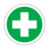 First Aid Floor Marker Sticker | Safety-Label.co.uk