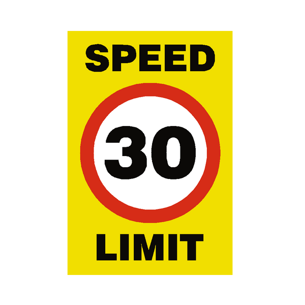 30 Mph Speed Limit Sign | Safety-Label.co.uk