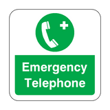 Emergency Telephone Floor Graphics Sticker | Safety-Label.co.uk