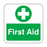 First Aid Floor Graphics Sticker | Safety-Label.co.uk