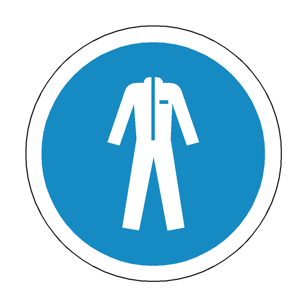 Protective Clothing Floor Marker Sticker | Safety-Label.co.uk