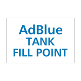 AdBlue Fill Point Sticker | Safety-Label.co.uk