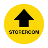 Store Room Arrow Floor Sticker | Safety-Label.co.uk