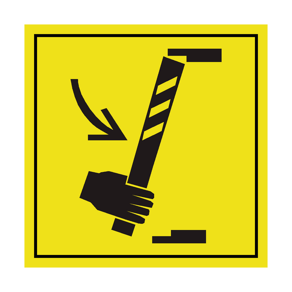 Attach Support On Machinery ISO Label Safety Label co uk Attach Support On Machinery ISO Label Safety Label co uk
