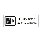 CCTV Fitted In This Vehicle Sticker | Safety-Label.co.uk