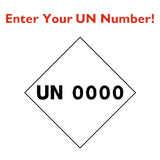 Custom UN Number Sticker | Safety-Label.co.uk