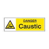 Caustic Hazard Sign | Safety-Label.co.uk