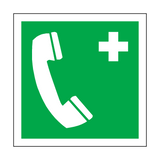 Emergency Telephone Label | Safety-Label.co.uk