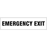 Emergency Exit Legal Lettering Sticker | Safety-Label.co.uk