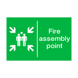 General Fire Assembly Point Sticker | Safety-Label.co.uk