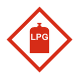 LPG Sticker | Safety-Label.co.uk