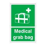Medical Grab Bag Sign | Safety-Label.co.uk