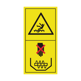 Never Reach or Climb Into Grain Tank While Engine Is Running Sticker | Safety-Label.co.uk