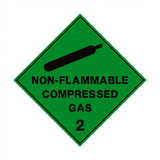 Non Flammable Compressed Gas 2 Label | Safety-Label.co.uk