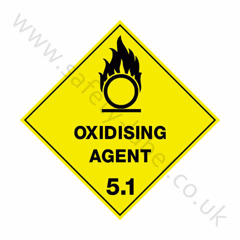 Oxidising Agent 5.1 Sign | Safety-Label.co.uk