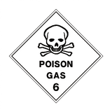 Poison Gas 6 Label | Safety-Label.co.uk