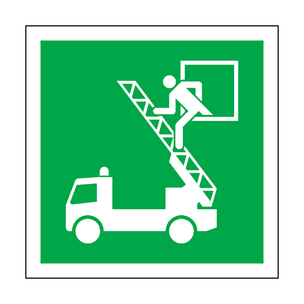 Rescue Window Symbol Sign | Safety-Label.co.uk