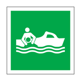 Rescue Boat Label | Safety-Label.co.uk