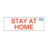 Stay At Home NHS Sticker | Safety-Label.co.uk