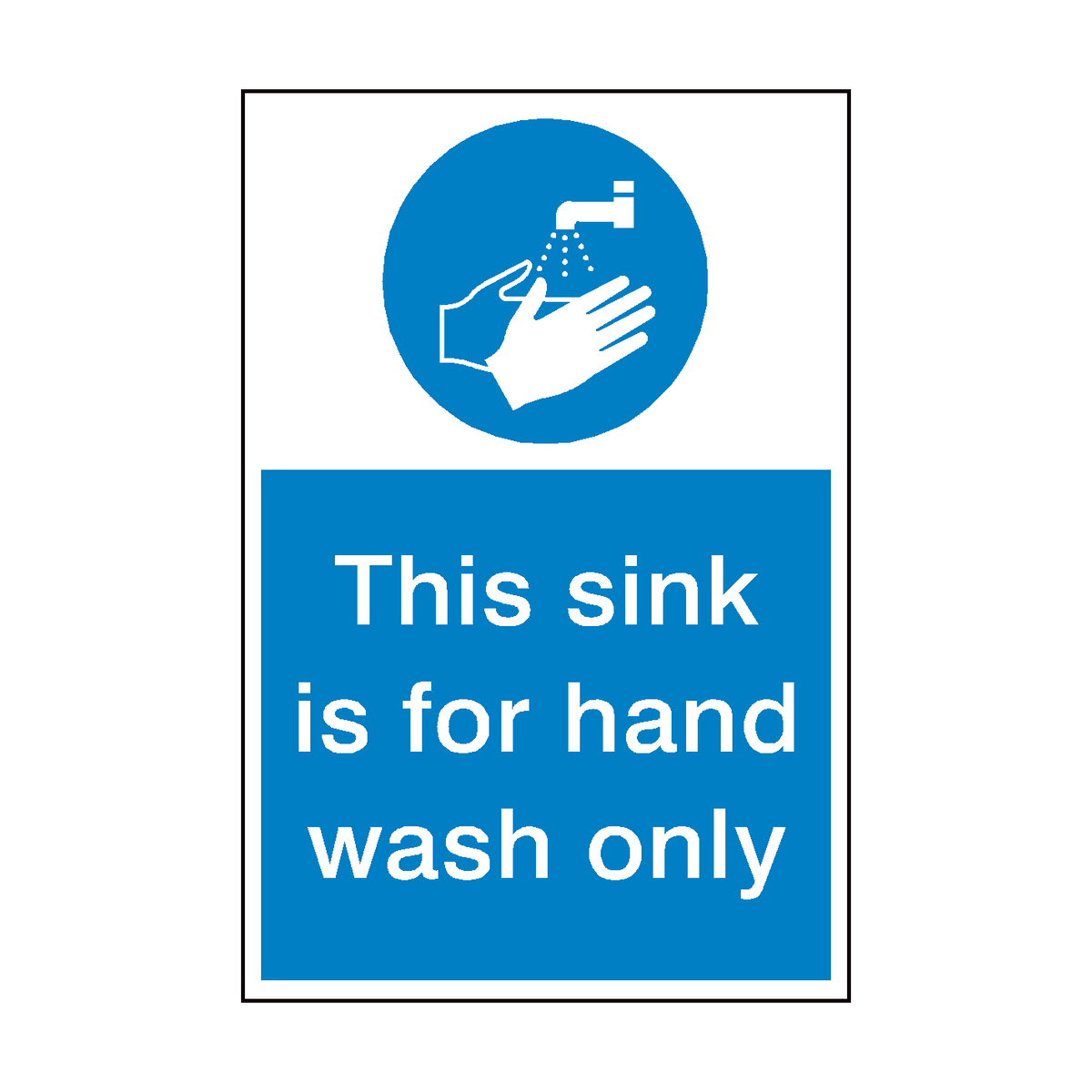 This Sink Hand Wash Only Sign | Safety-Label.co.uk this-sink-hand-wash-only-sign-safety-label-co-uk