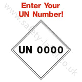 UN Number Sign | Safety-Label.co.uk