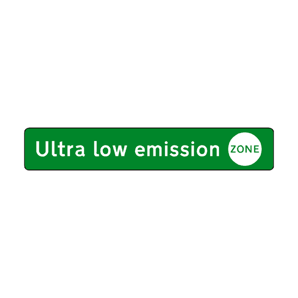 Ultra low emission zone label | Safety-Label.co.uk