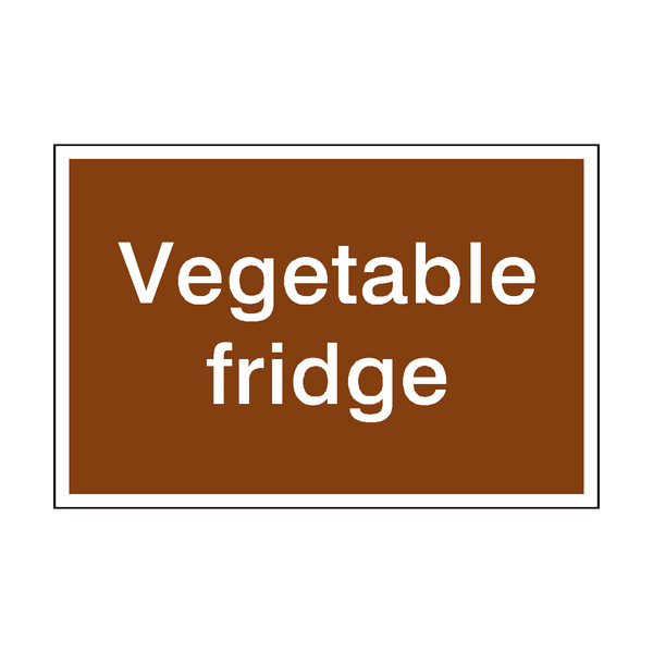 Vegetable Sign | Safety-Label.co.uk