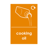 Cooking Oil Waste Sign | Safety-Label.co.uk