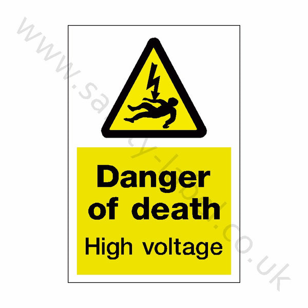 Danger Of Death Safety Sign | Safety-Label.co.uk