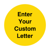 Custom Text Floor Marker | Safety-Label.co.uk