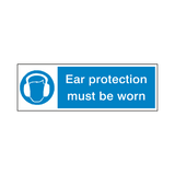 Ear Protection Safety Sign | Safety-Label.co.uk