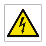 Electrical Hazard Symbol Label | Safety-Label.co.uk