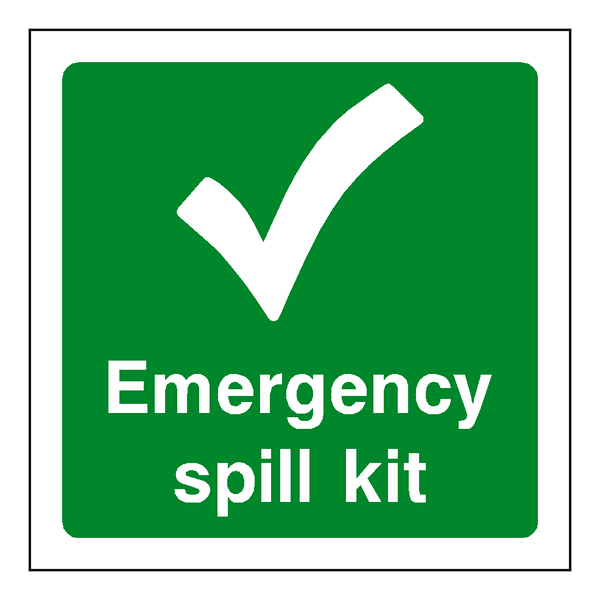 First Aid Spill Kit Sticker | Safety-Label.co.uk
