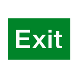 Exit Sticker | Safety-Label.co.uk