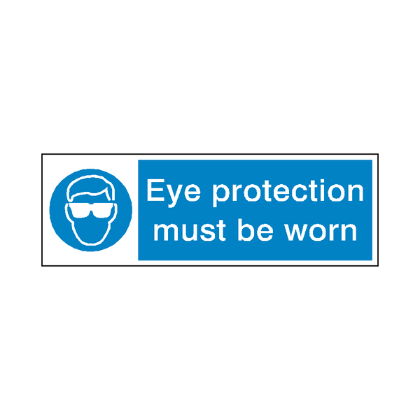 Eye Protection Safety Sign | Safety-Label.co.uk