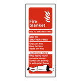 Fire Blanket Label | Safety-Label.co.uk