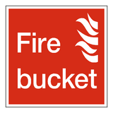 Fire Bucket Sign | Safety-Label.co.uk