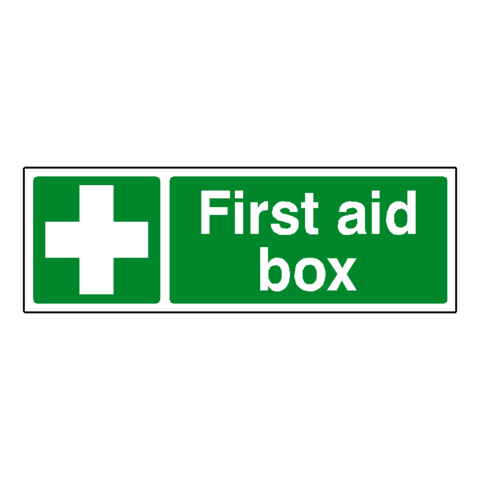 First Aid Box Safety Sign | Safety-Label.co.uk