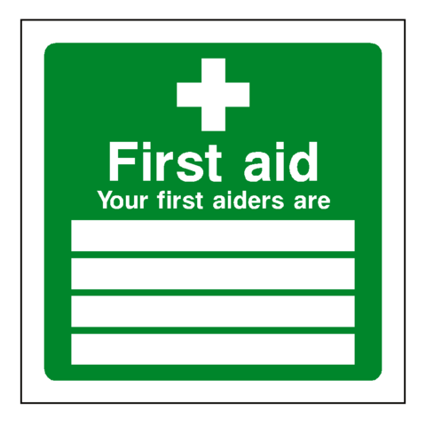 First Aid Personnel Sign | Safety-Label.co.uk