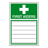 First Aiders Sticker | Safety-Label.co.uk
