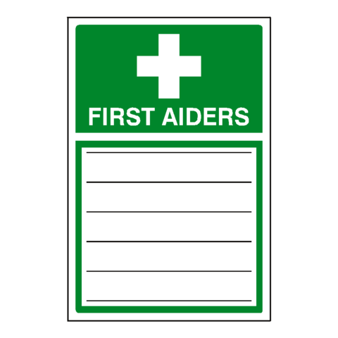 First Aiders Sign | Safety-Label.co.uk